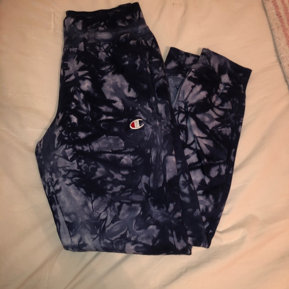 CHAMPION TIE DYE JOGGERS (NAVY)